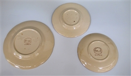 Franciscan Earthenware Apple Plates Lot