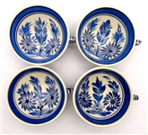 Quimper Faience Tea Coffee Cups and Egg Cup
