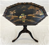 Japanned 19th Victorian Tilt Top Table
