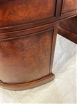 Lloyd Buxton Kidney Form Leather Top Executive Desk