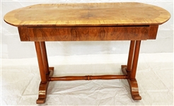 Scandinavian One Drawer Library Table