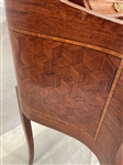 French 19th Century Mahogany and Fruitwood Breccia Marble Secretaire