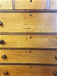 Tiger Maple Seven Drawer Dresser