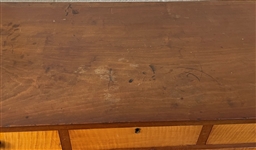 Tiger Maple Seven Drawer Dresser