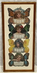 1904 Chromolithograph Four Panel Calendar
