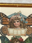 1904 Chromolithograph Four Panel Calendar