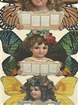 1904 Chromolithograph Four Panel Calendar