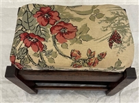 Mission Ramsey-Alton Oak Oakcraft Upholstered Stool