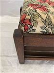 Mission Ramsey-Alton Oak Oakcraft Upholstered Stool