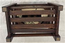 Mission Ramsey-Alton Oak Oakcraft Upholstered Stool