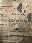 19th Century Rodney Brace (Mass.) Shelf Clock