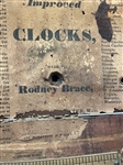 19th Century Rodney Brace (Mass.) Shelf Clock