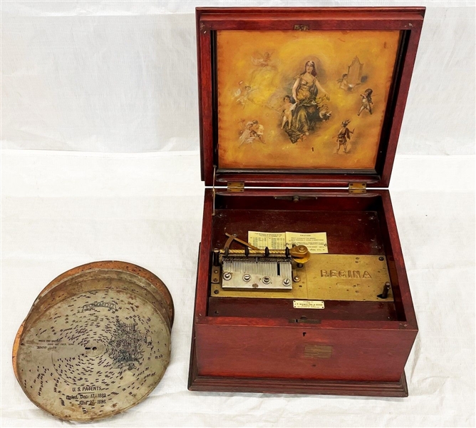 Regina Music Box Co. and Metal Discs. 