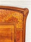 Art Nouveau Full Bed Frame Signed J. Baster Lyon