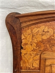 Art Nouveau Full Bed Frame Signed J. Baster Lyon