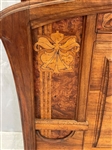 Art Nouveau Full Bed Frame Signed J. Baster Lyon