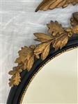 Federal Oval Mirror Eagle Gilt Top