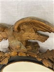 Federal Oval Mirror Eagle Gilt Top