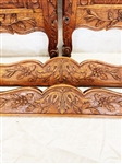 Federal Oak Twin Bed With Rails