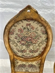 Pair of Upholstered Medallion Back Side Chairs