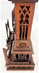 Gothic Style Cathedral Heavily Carved Mantle Clock. Movement Seth Thomas