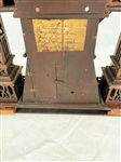 Gothic Style Cathedral Heavily Carved Mantle Clock. Movement Seth Thomas