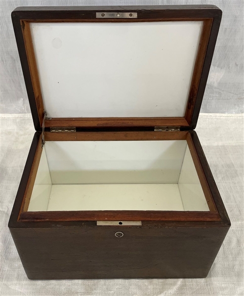 Mahogany and Glass Lined Humidor