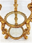 Rococo Three Shelf Pedestal Stand