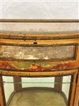 French Ormolu Mounted One Shelf Vitrine With Top Lid Shelf