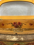 French Ormolu Mounted One Shelf Vitrine With Top Lid Shelf