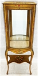 French Curio Vitrine With One Glass Shelf