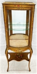 French Curio Vitrine With One Glass Shelf