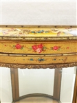 French Curio Vitrine With One Glass Shelf