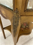 French Curio Vitrine With One Glass Shelf