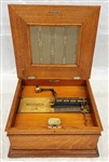Regina Oak Cased Music Box