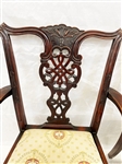 (2) Chippendale Style Arm Chairs