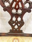 (2) Chippendale Style Arm Chairs