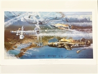 Randy Green Signed Lithograph "Into a Hornets Nest"