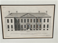 Pair of Hendrick Hulsbergh (Denmark) Etchings