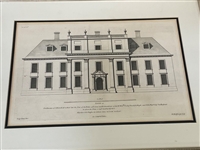 Pair of Hendrick Hulsbergh (Denmark) Etchings