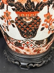 Pair of Japanese Imari Vase Lamps