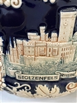 German Punch Bowl and Eight Cups Castles of Germany