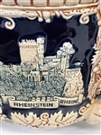 German Punch Bowl and Eight Cups Castles of Germany