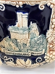 German Punch Bowl and Eight Cups Castles of Germany