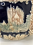 German Punch Bowl and Eight Cups Castles of Germany