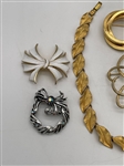 Group of Signed Costume Jewelry: Kramer, BSK, Torino