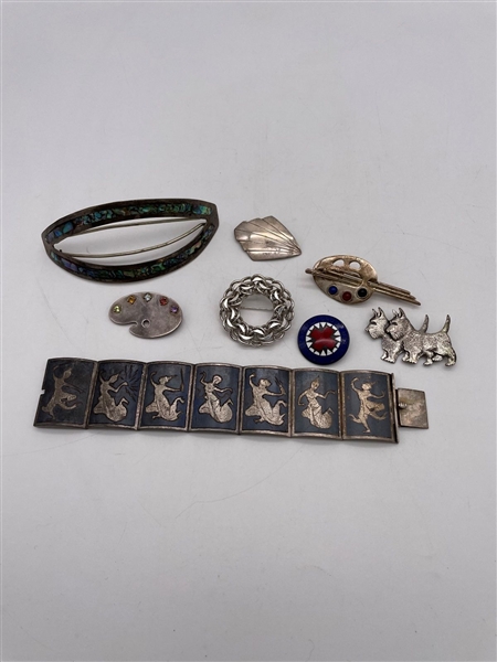 Group of Sterling Silver Jewelry