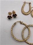 Group of 10k and 14k Earrings