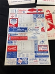 (4) 1960's Washington Senators Game Programs