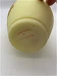 Fenton Burmese Hand Painted Signed L. McMullin